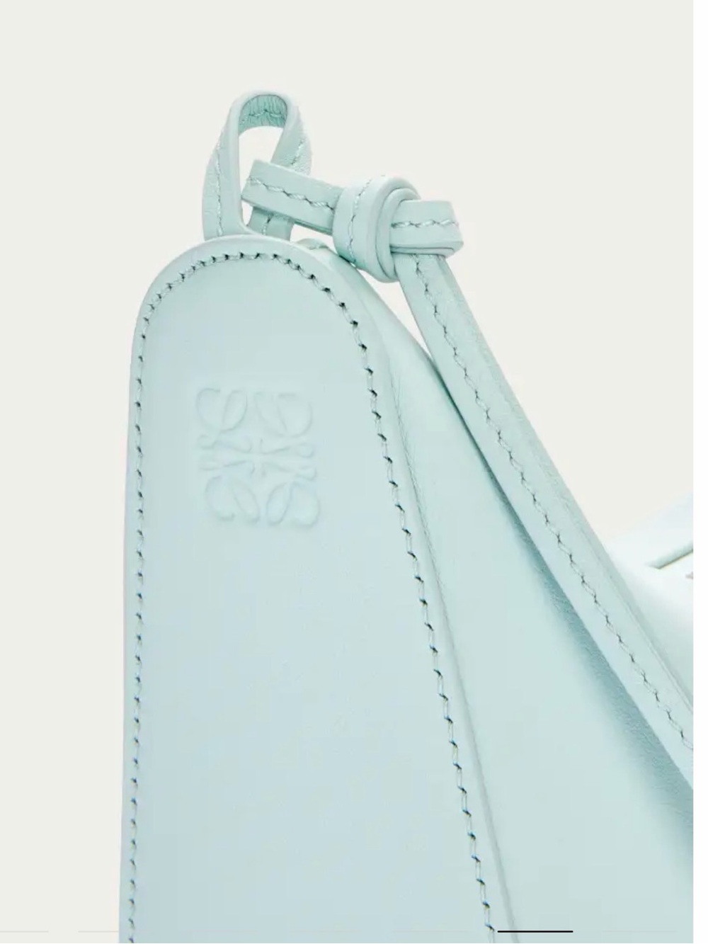 Loewe Pastel Blue Leather Shoulder Bag